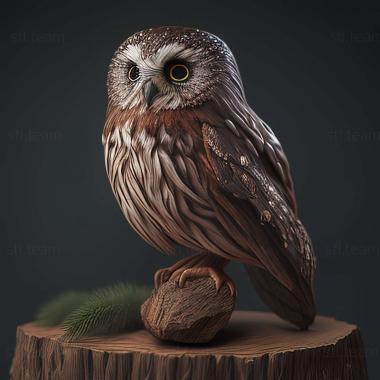 3D модель Glaucidium nana (STL)